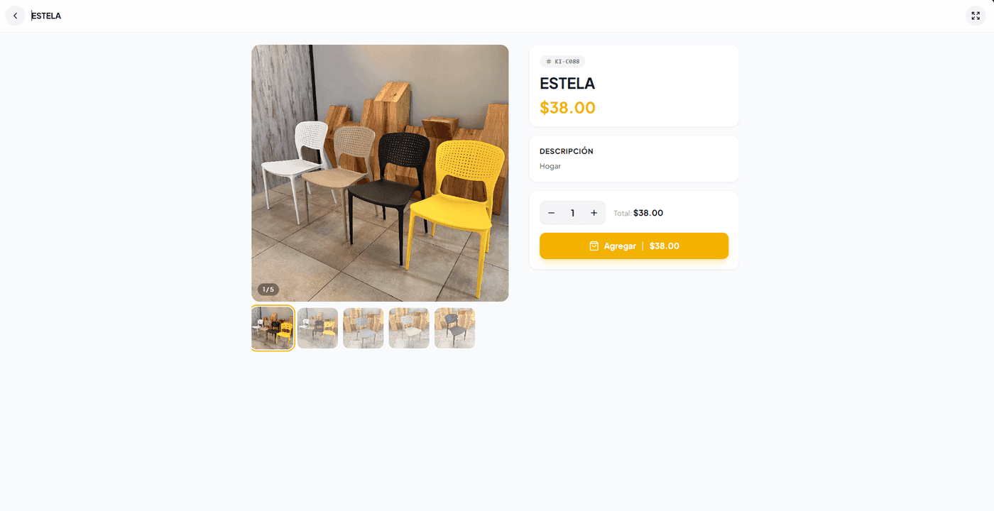 Sillas Trends · Detail 01